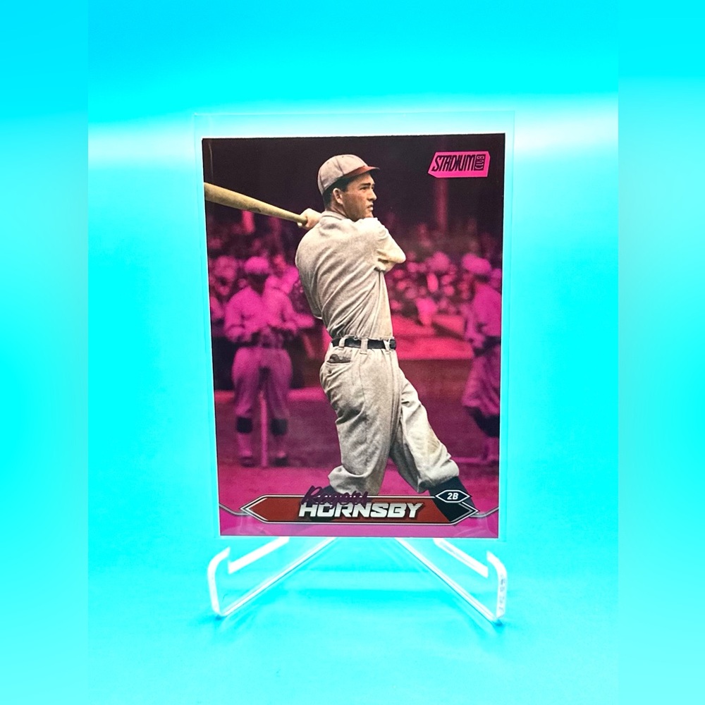2024 Topps Stadium Club Rodgers Hornsby! PINK PARALLEL🔥 #242